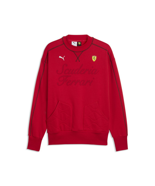 PUMA（プーマ）の「PUMA プーマ メンズ フェラーリ プレミアム T7 スウェット FL（スウェット・メンズ・レッド/ブラック・LARGE/MEDIUM/SMALL/X-LARGE/X-SMALL）」の4枚目の写真