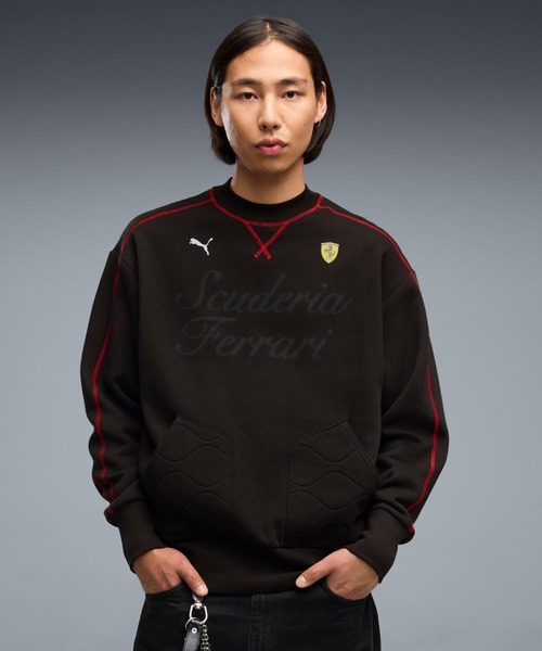 PUMA（プーマ）の「PUMA プーマ メンズ フェラーリ プレミアム T7 スウェット FL（スウェット・メンズ・レッド/ブラック・LARGE/MEDIUM/SMALL/X-LARGE/X-SMALL）」の2枚目の写真
