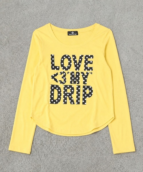 SPINNS（スピンズ）の「カラフル長袖Tシャツ/ドットロゴ/平成ギャル（Tシャツ/カットソー・レディース・ブラック/ホワイト/イエロー/ピンク・ONESIZE）」の9枚目の写真