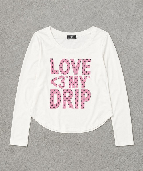 SPINNS（スピンズ）の「カラフル長袖Tシャツ/ドットロゴ/平成ギャル（Tシャツ/カットソー・レディース・ブラック/ホワイト/イエロー/ピンク・ONESIZE）」の11枚目の写真