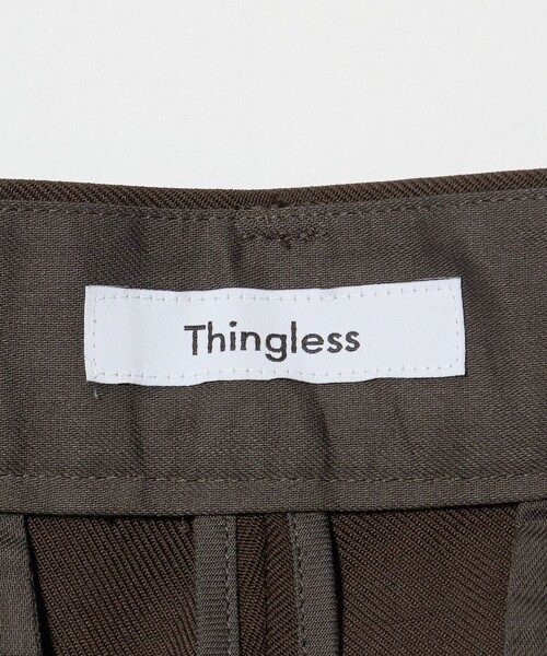 Thingless(シングレス)の「<Thingless>サイド アジャスター パンツ(その他パンツ・メンズ・ダークブラウン/ブラック・S/M/L)」の13枚目の写真