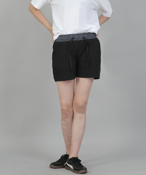 SAINTCREW(セントクルー)の「ソフト起毛ショートパンツ SKS-389 ライトインディゴブラック(その他パンツ・レディース・その他・フリー)」の1枚目の写真