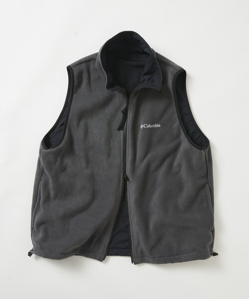 Columbia(コロンビア)の「限定展開 Columbia×FREAK'S STORE 別注 インペリアルパーク ワンポイントロゴ リバーシブル ベスト(ブルゾン・メンズ・ブラック/チャコールグレー/ベージュ・MEDIUM/LARGE/X-LARGE/SMALL)」の21枚目の写真