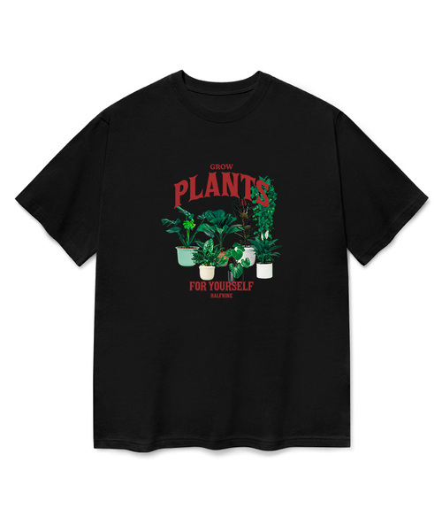 HALFNINE(ハーフナイン)の「ヒーリングプラント 半袖Tシャツ F05BRD_HBX11046(Tシャツ/カットソー・メンズ・ブルー/ホワイト/ブラック/グレー系その他・S/XL/L/M)」の3枚目の写真
