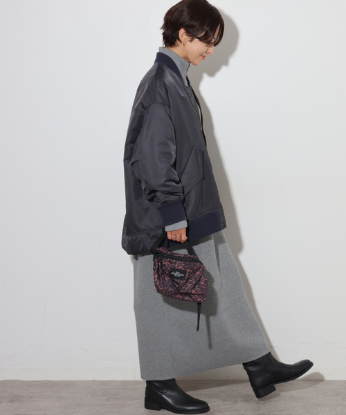 JOURNAL STANDARD relume(ジャーナルスタンダード レリューム)の「ナイロン中綿MA-1ブルゾン(MA-1・レディース・ネイビー/カーキ・38/36)」の12枚目の写真