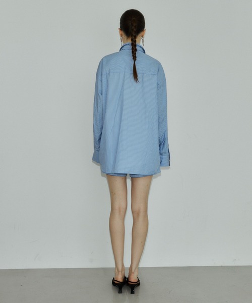JOSE MOON(ジョゼムーン)の「LOUNGE SHORT PANTS with BIJOU/ラウンジショートパンツwithビジュー(その他パンツ・レディース・ブルー系その他/ホワイト・FREE)」の11枚目の写真