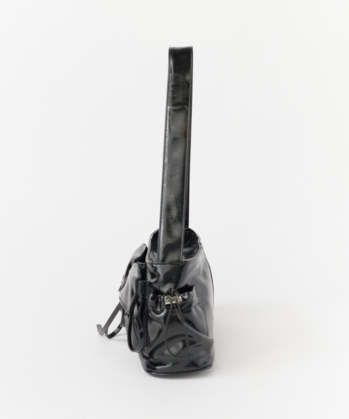 Chick(チック)の「Korean Style Pocket Shoulder Bag / 韓国スタイル ポケット ショルダーバッグ 夏物 夏服(ショルダーバッグ・レディース・ブラック・FREE)」の10枚目の写真