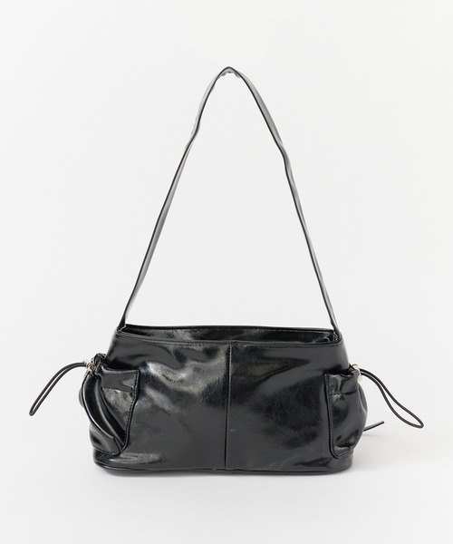 Chick(チック)の「Korean Style Pocket Shoulder Bag / 韓国スタイル ポケット ショルダーバッグ 夏物 夏服(ショルダーバッグ・レディース・ブラック・FREE)」の11枚目の写真