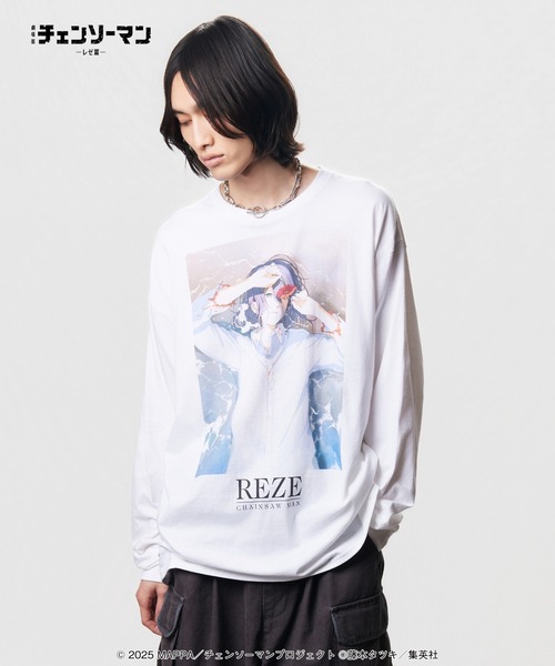 glamb（グラム）の「Reze Cutsew / レゼ カットソー（Tシャツ/カットソー・メンズ・ブラック/ホワイト・L/XL/M）」の4枚目の写真