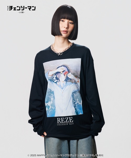 glamb（グラム）の「Reze Cutsew / レゼ カットソー（Tシャツ/カットソー・メンズ・ブラック/ホワイト・L/XL/M）」の5枚目の写真