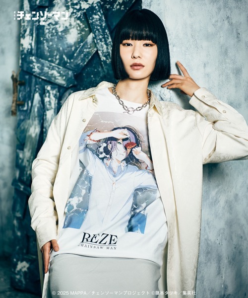 glamb（グラム）の「Reze Cutsew / レゼ カットソー（Tシャツ/カットソー・メンズ・ブラック/ホワイト・L/XL/M）」の7枚目の写真