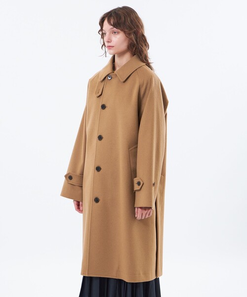 MACKINTOSH PHILOSOPHY(マッキントッシュ フィロソフィー)の「【予約販売】【COSWAY(コズウェイ)】ウールカシミヤ製(ステンカラーコート・レディース・ダークネイビー/ベージュ系その他5/ブラウン系その他6・36/38)」の9枚目の写真