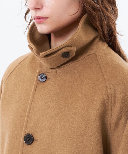 MACKINTOSH PHILOSOPHY(マッキントッシュ フィロソフィー)の「【予約販売】【COSWAY(コズウェイ)】ウールカシミヤ製(ステンカラーコート・レディース・ダークネイビー/ベージュ系その他5/ブラウン系その他6・36/38)」の11枚目の写真