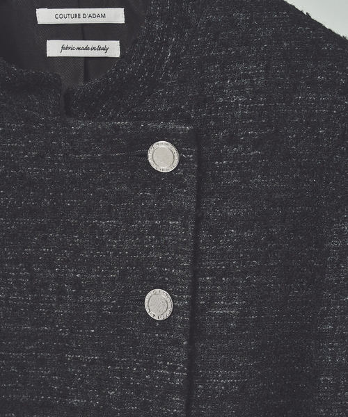 FRAMeWORK（フレームワーク）の「COUTURE DADAM 別注italian tweed spence（その他アウター・レディース・ブラック・FREE）」の3枚目の写真