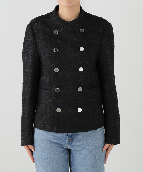 FRAMeWORK（フレームワーク）の「COUTURE DADAM 別注italian tweed spence（その他アウター・レディース・ブラック・FREE）」の4枚目の写真