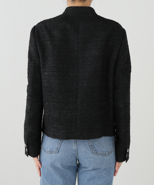 FRAMeWORK（フレームワーク）の「COUTURE DADAM 別注italian tweed spence（その他アウター・レディース・ブラック・FREE）」の6枚目の写真