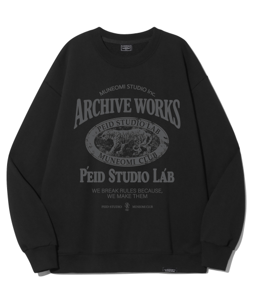 PEID(ペイド)の「PDタイガーワークス スウェット 2カラー(スウェット・レディース・ブラック/グレー・1/5/4/3/2)」の4枚目の写真