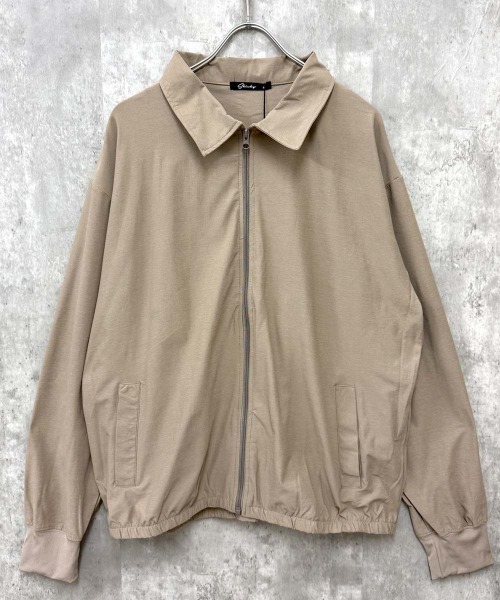 Universal Style Wear(ユニバーサルスタイルウェア)の「マルチファンクション 衿付きブルゾン(ブルゾン・メンズ・ブラック/ベージュ/カーキ/チャコールグレー・L/M/XL)」の1枚目の写真