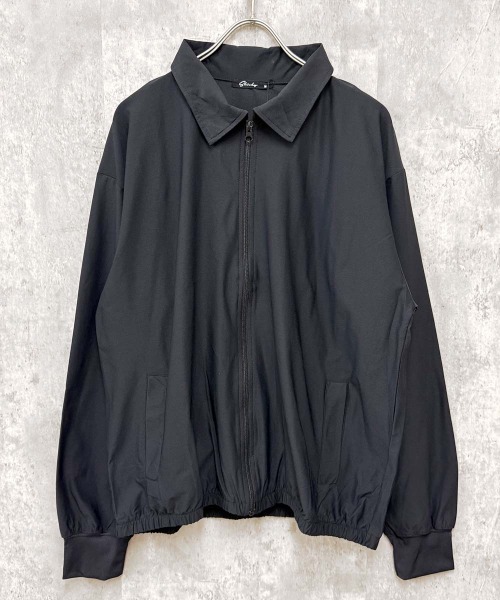 Universal Style Wear(ユニバーサルスタイルウェア)の「マルチファンクション 衿付きブルゾン(ブルゾン・メンズ・ブラック/ベージュ/カーキ/チャコールグレー・L/M/XL)」の2枚目の写真
