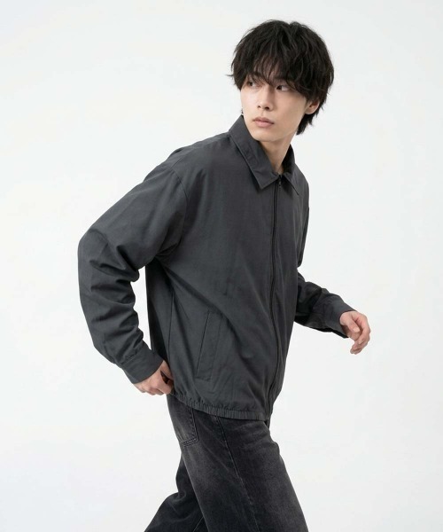 Universal Style Wear(ユニバーサルスタイルウェア)の「マルチファンクション 衿付きブルゾン(ブルゾン・メンズ・ブラック/ベージュ/カーキ/チャコールグレー・L/M/XL)」の8枚目の写真