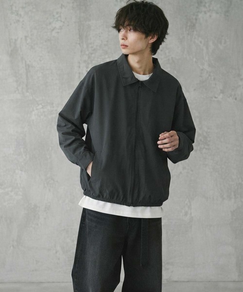 Universal Style Wear(ユニバーサルスタイルウェア)の「マルチファンクション 衿付きブルゾン(ブルゾン・メンズ・ブラック/ベージュ/カーキ/チャコールグレー・L/M/XL)」の9枚目の写真