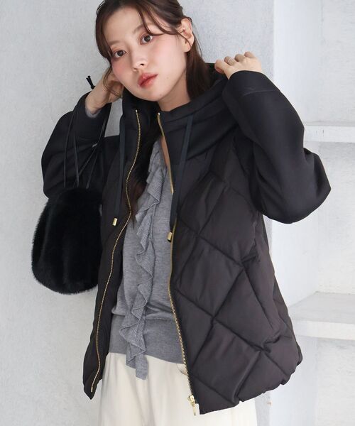 le.coeur blanc(ルクールブラン)の「アシメフリルニットカーデ(カーディガン/ボレロ・レディース・グレー・38)」の19枚目の写真