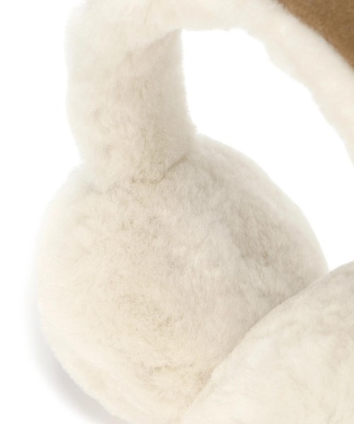 UGG(アグ)の「UGG(アグ)Sheepskin Embroidery Earmuff/20955(Tシャツ/カットソー・レディース・ベージュ/ブラック・F)」の6枚目の写真