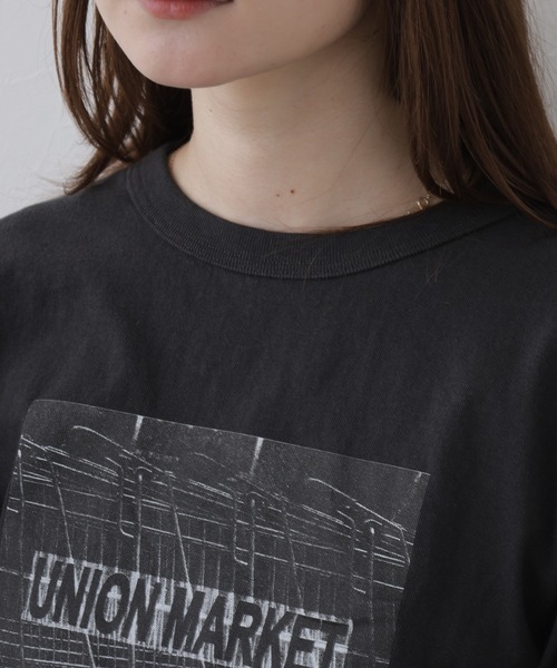 FUNALIVE(ファンアライブ)の「Le Melange 9分袖フォトプリントTシャツ(Tシャツ/カットソー・レディース・オフホワイト・FREE)」の15枚目の写真