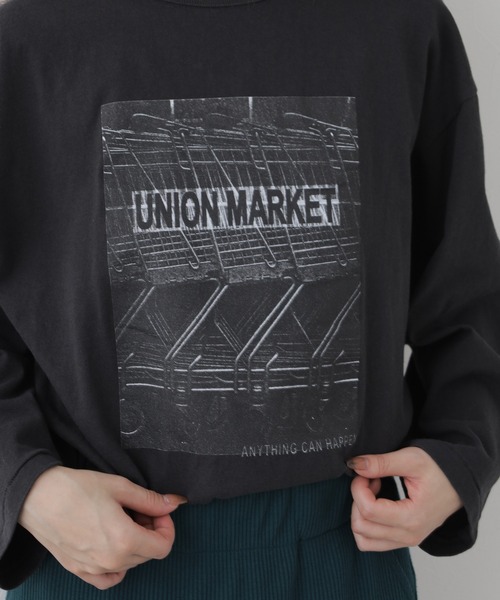 FUNALIVE(ファンアライブ)の「Le Melange 9分袖フォトプリントTシャツ(Tシャツ/カットソー・レディース・オフホワイト・FREE)」の16枚目の写真