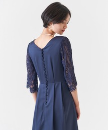 matte satin flare onepiece