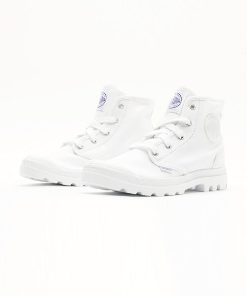 PALLADIUM(パラディウム)の「【PALLADIUM】Pampa Hi(スニーカー・レディース・ホワイト/ブラック・23cm/24cm/25cm)」の1枚目の写真