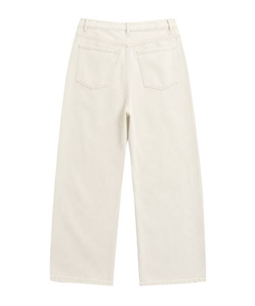 RANDOMOFF（ランダムオフ）の「BTB : COMFY ジーンズ [クリーム]（その他パンツ・レディース・ホワイト・LARGE/MEDIUM/X-SMALL/SMALL）」の4枚目の写真