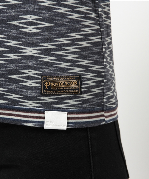 PENDLETON(ペンドルトン)の「【White mountaineering】PENDLETON POCKET T-SHIRT(Tシャツ/カットソー・レディース・ネイビー・X-SMALL)」の7枚目の写真