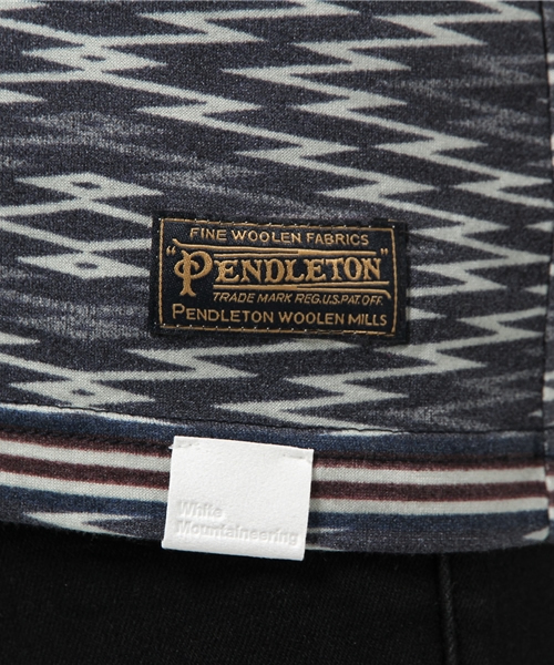 PENDLETON(ペンドルトン)の「【White mountaineering】PENDLETON POCKET T-SHIRT(Tシャツ/カットソー・レディース・ネイビー・X-SMALL)」の8枚目の写真
