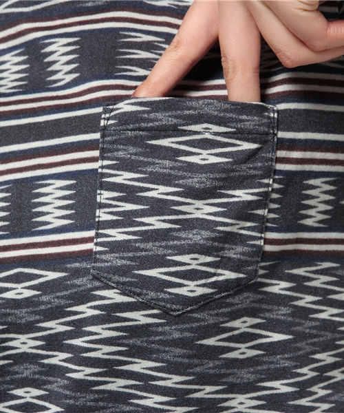 PENDLETON(ペンドルトン)の「【White mountaineering】PENDLETON POCKET T-SHIRT(Tシャツ/カットソー・レディース・ネイビー・X-SMALL)」の9枚目の写真