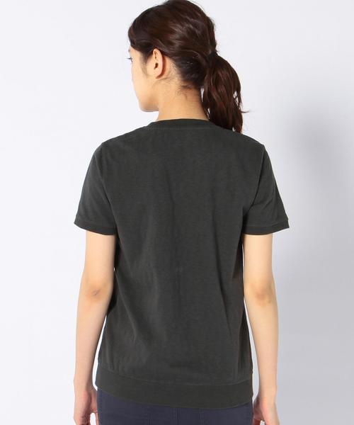 coen（コーエン）の「起毛スラブ天竺ロゴプリントプルオーバー（Tシャツ/カットソー・レディース・ナチュラル/ブラック・LARGE/MEDIUM）」の9枚目の写真