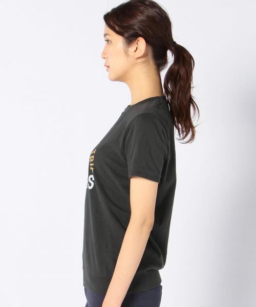 coen（コーエン）の「起毛スラブ天竺ロゴプリントプルオーバー（Tシャツ/カットソー・レディース・ナチュラル/ブラック・LARGE/MEDIUM）」の11枚目の写真