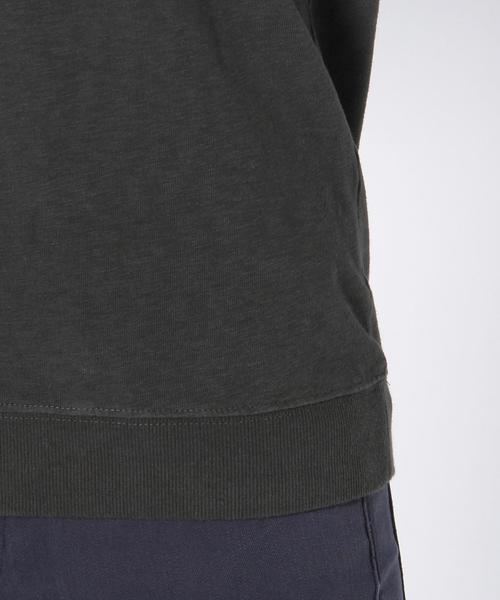 coen（コーエン）の「起毛スラブ天竺ロゴプリントプルオーバー（Tシャツ/カットソー・レディース・ナチュラル/ブラック・LARGE/MEDIUM）」の3枚目の写真