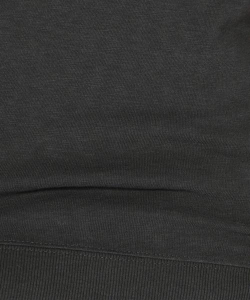 coen（コーエン）の「起毛スラブ天竺ロゴプリントプルオーバー（Tシャツ/カットソー・レディース・ナチュラル/ブラック・LARGE/MEDIUM）」の4枚目の写真