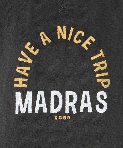 coen（コーエン）の「起毛スラブ天竺ロゴプリントプルオーバー（Tシャツ/カットソー・レディース・ナチュラル/ブラック・LARGE/MEDIUM）」の5枚目の写真