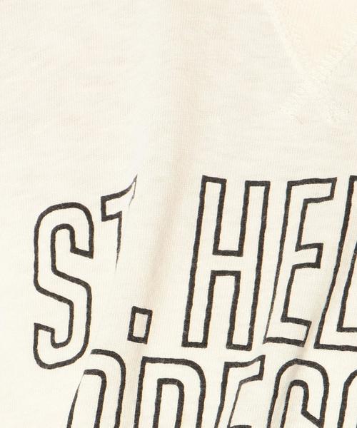 coen（コーエン）の「起毛スラブ天竺ロゴプリントプルオーバー（Tシャツ/カットソー・レディース・ナチュラル/ブラック・LARGE/MEDIUM）」の7枚目の写真