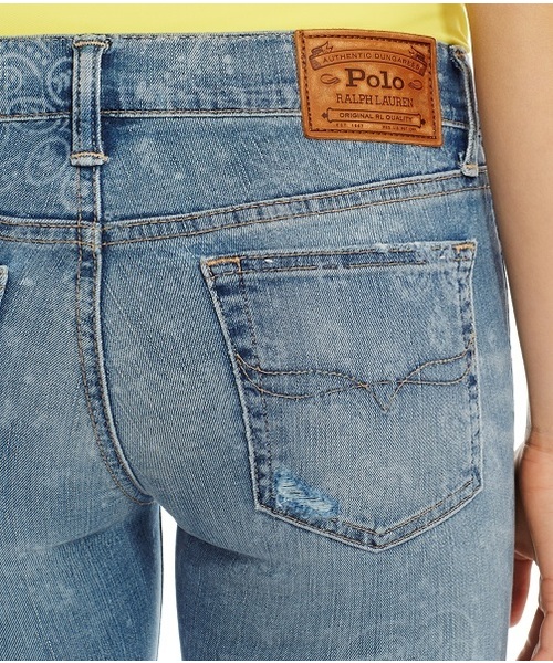 POLO RALPH LAUREN（ポロ ラルフ ローレン）の「Tompkins クロップド スキニー ジーンズ（デニムパンツ・レディース・ブルー系9・25/27/26/24/31/28/32/30）」の13枚目の写真