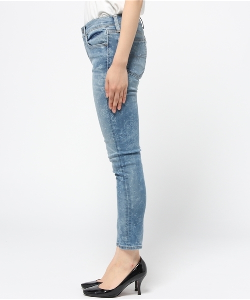 POLO RALPH LAUREN（ポロ ラルフ ローレン）の「Tompkins クロップド スキニー ジーンズ（デニムパンツ・レディース・ブルー系9・25/27/26/24/31/28/32/30）」の3枚目の写真