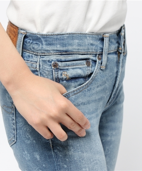 POLO RALPH LAUREN（ポロ ラルフ ローレン）の「Tompkins クロップド スキニー ジーンズ（デニムパンツ・レディース・ブルー系9・25/27/26/24/31/28/32/30）」の14枚目の写真