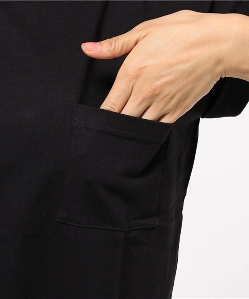 mystic（ミスティック）の「袖ロールアップポケットT（Tシャツ/カットソー・レディース・キャメル/その他/カーキ/ブラック/グレー・ﾌﾘ-）」の13枚目の写真