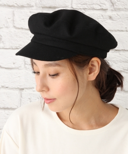 LEPSIM（レプシィム）の「マリンキャスケット　735142（キャスケット・レディース・ネイビー/ブラック・ONE SIZE）」の2枚目の写真