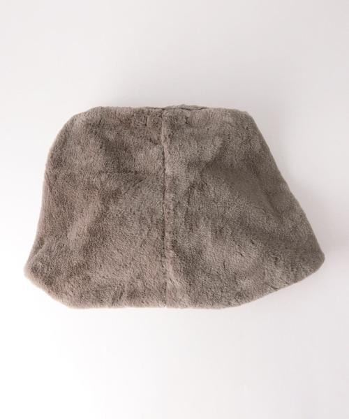 Another Edition（アナザーエディション）の「フェイクファースヌード/AEBFC FKFUR SND（ストール/ショール・レディース・ブラック/グレー/ナチュラル・FREE）」の4枚目の写真