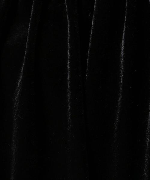 BEAUTY&YOUTH UNITED ARROWS（ビューティーアンドユースユナイテッドアローズ）の「BY ベロア タックワイドパンツ◆（その他パンツ・レディース・ダークグレー/ブラック・SMALL/MEDIUM）」の6枚目の写真