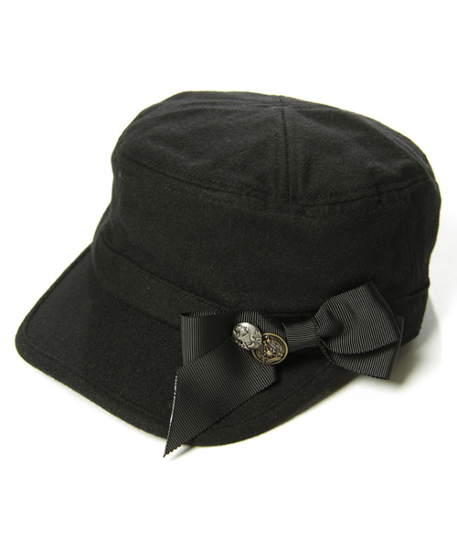 earth music&ecology（アースミュージックアンドエコロジー）の「M-ﾘﾎﾞﾝﾜｰｸ/ｷｬｯﾌﾟ（キャップ・レディース・杢グレー/カーキ/ブラック・FREE）」の2枚目の写真