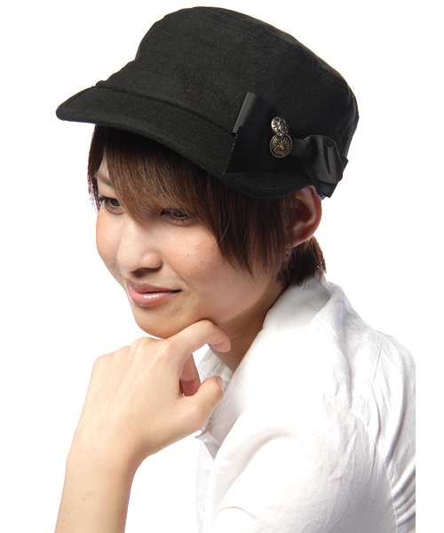 earth music&ecology（アースミュージックアンドエコロジー）の「M-ﾘﾎﾞﾝﾜｰｸ/ｷｬｯﾌﾟ（キャップ・レディース・杢グレー/カーキ/ブラック・FREE）」の10枚目の写真